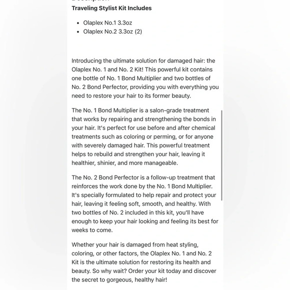 OLAPLEX Traveling Stylist Kit - Picture 3 of 9